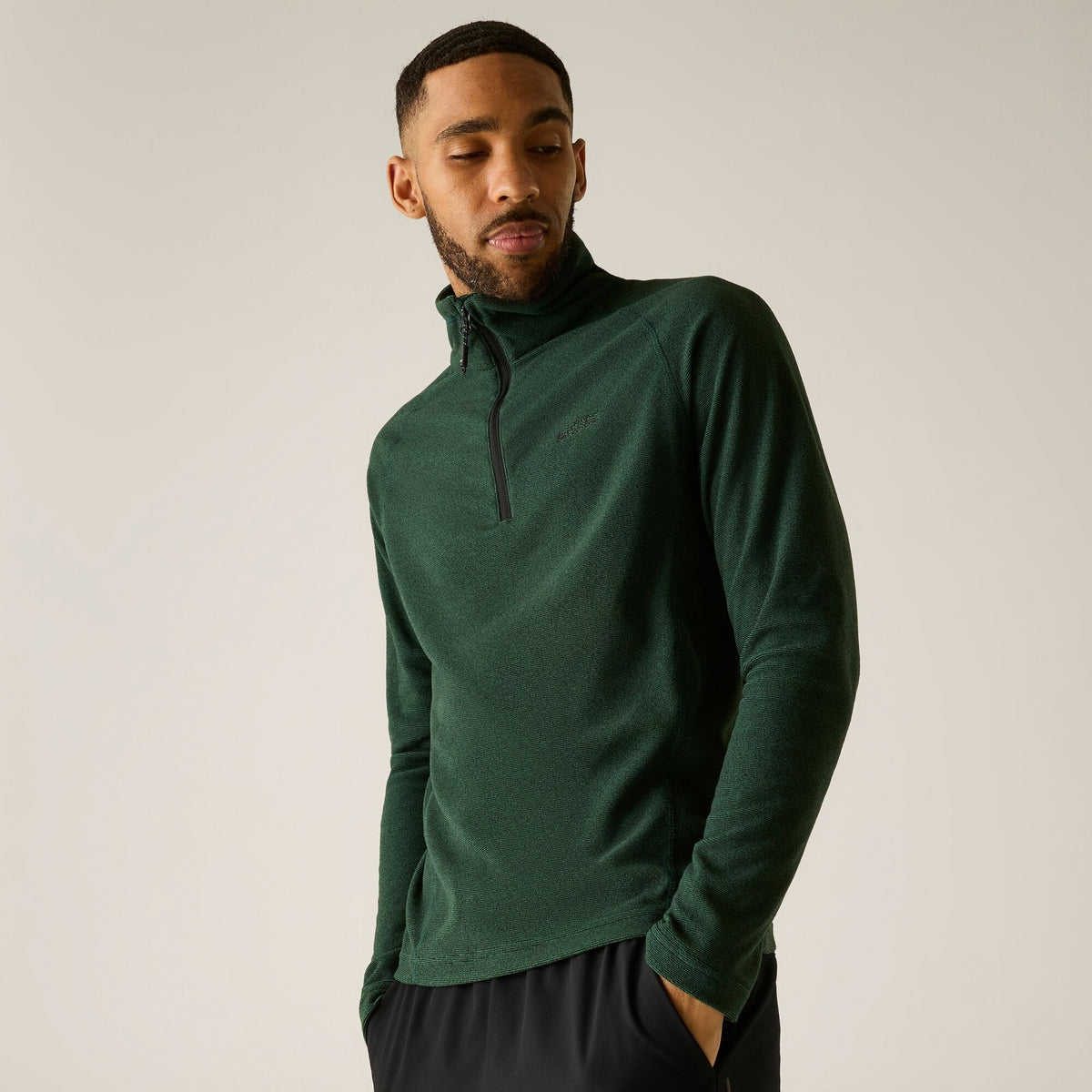 Regatta Men's Montes Lightweight Half Zip Fleece Pine Needle XXL