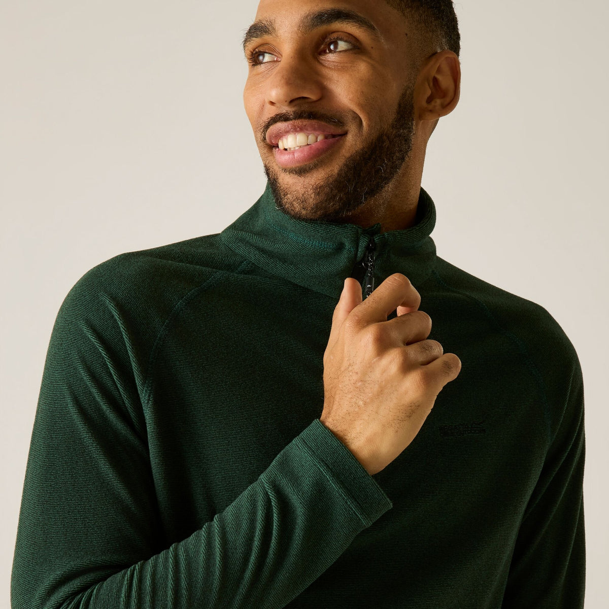Regatta Men's Montes Lightweight Half Zip Fleece Pine Needle XXL