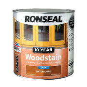 Ronseal 10 Year Woodstain Natural Oak Satin