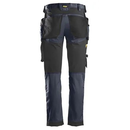 Snickers 6241 AllroundWork Stretch Trousers Slim Fit in Navy/Black