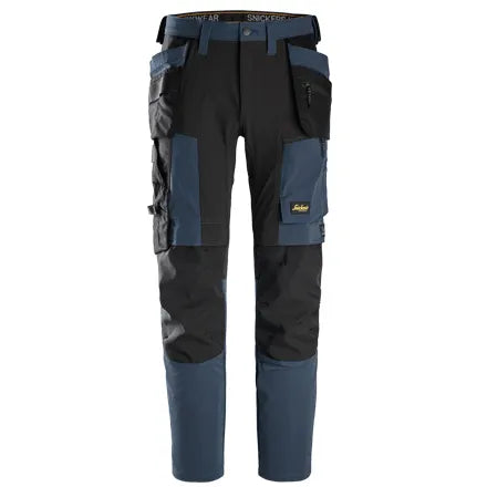Snickers 6218 AllroundWork Stretch Trousers in Navy/Black
