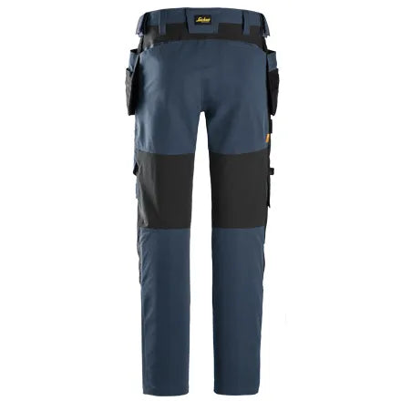 Snickers 6218 AllroundWork Stretch Trousers in Navy/Black 38Wx37L (254)
