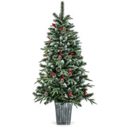 New Jersey Spruce Pre Lit Colour Switch Lights 1.5m