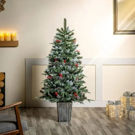 New Jersey Spruce Pre Lit Colour Switch Lights 1.5m