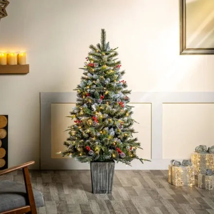 New Jersey Spruce Pre Lit Colour Switch Lights 1.5m