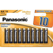 Panasonic Alkaline AA 10 Pack