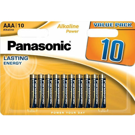 Panasonic Alkaline AAA 10 Pack