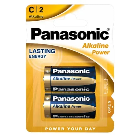 Panasonic Alkaline C | 2 Lasting Power