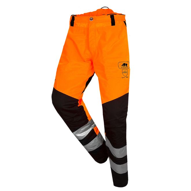 SIP Protection BasePro Perthus Flash Hi-Vis Trousers - Orange/Black - 2XL