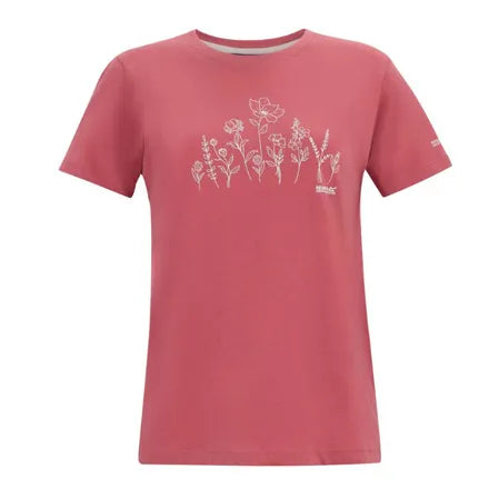 Regatta Women's Filandra VX T-Shirt Rose Floral Meadow 18