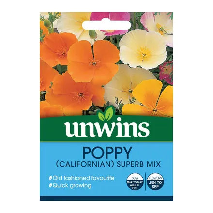 Unwins Poppy (Californian) Superb Mix