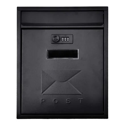 Postplus Contemporary Post Box in Matt Black