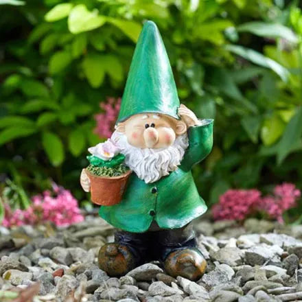 Potting Wilf Garden Gnome Ornament