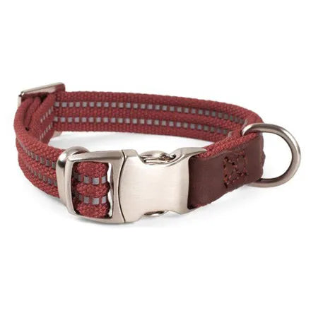 Primo Burgundy Walkabout Dog Collar