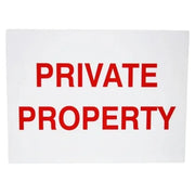 Private Property Sign