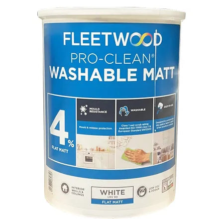 Fleetwood Pro-Clean Washable Matt