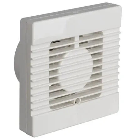 Airstream Combined Timer Slimline Bathroom Fan 100mm