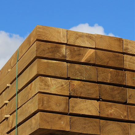Railway Sleepers Treated 2.4mtr (200mm x 100mm)
