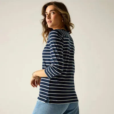 Regatta Women’s Bayletta Short Sleeve T-Shirt Navy/White 18