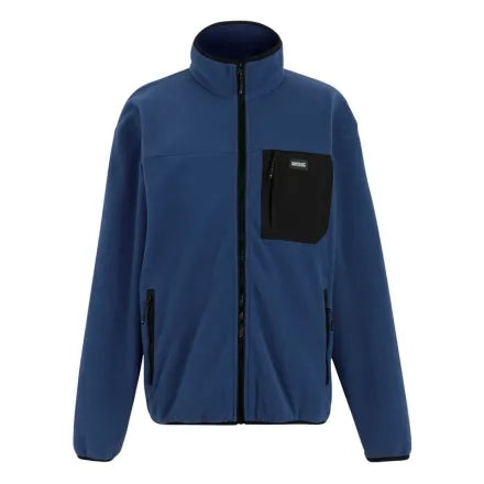 Regatta Men's Frankie Full Zip Fleece Indigo Blue XXL