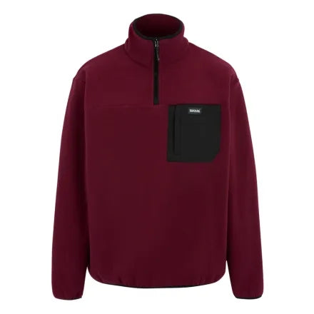 Regatta Men's Frankie Half Zip Fleece Dark Maroon XXL