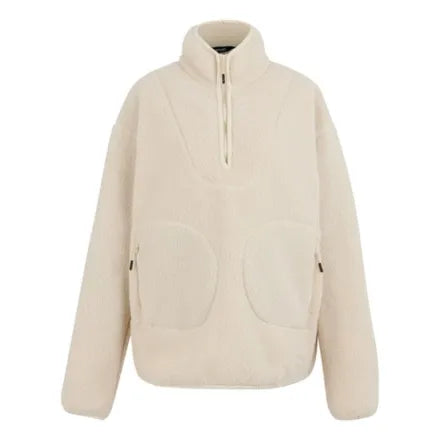 Regatta Women's Frankie Borg Half Zip Fleece Light Vanilla