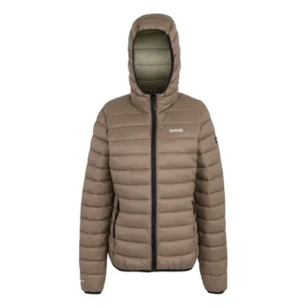 Regatta Women's Hooded Marizion Baffled Jacket Mocha