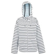 Regatta Women's Bayletta II Full Zip Hoody White Navy Stripe