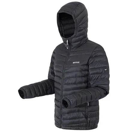 Regatta Women's Hurden Padded Jacket Seal Grey Black 14