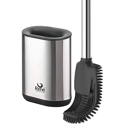 Rene Silicone Toilet Brush Stainless Steel