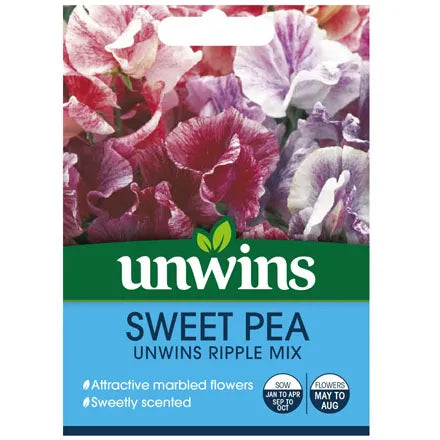 Unwins Sweet Pea "Ripple Mix" Seeds