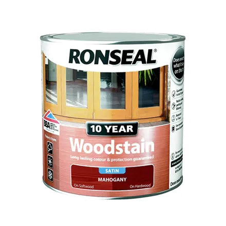 Ronseal 10 Year Woodstain Mahogany Satin