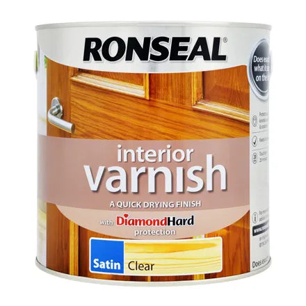 Ronseal Interior Varnish Clear Satin