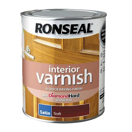 Ronseal Interior Varnish Teak Satin