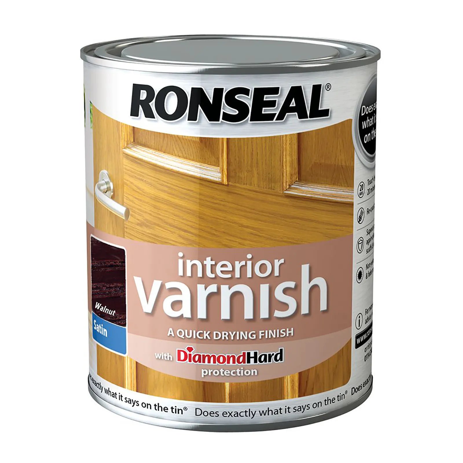 Ronseal Interior Varnish Walnut Satin