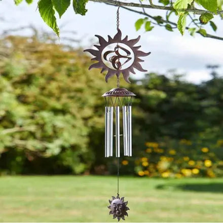 Golden Black Windchime