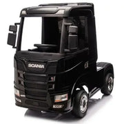 Licensed Scania Lorry Black with Trailer