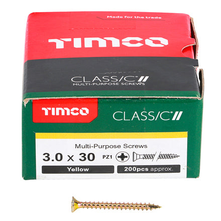 Countersunk Screws 3.0 x 30