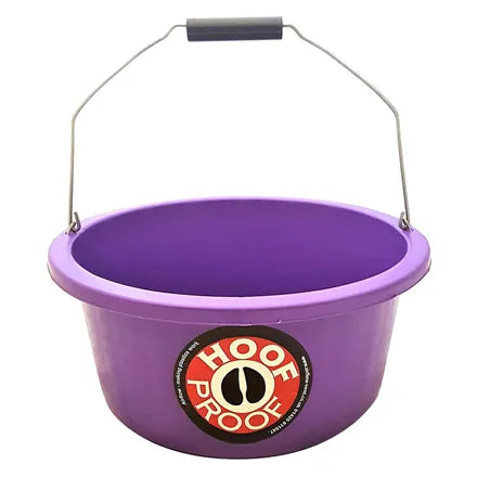 Airflow Hoof Proof Shallow Feed Bucket 15 Litre Purple