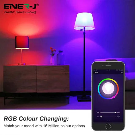 Ener-J Smart Wi-Fi Colour Changing LED Bulb 9W