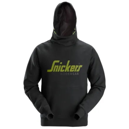 Snickers 2845 Logo Hoodie Black