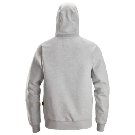 Snickers 2846 Logo Full-Zip Hoodie Grey Melange