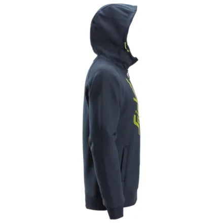 Snickers 2846 Logo Full-Zip Hoodie Navy 3XL