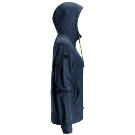 Snickers 2877 Women's Logo Full-Zip Hoodie Dark Navy Melange 2XL