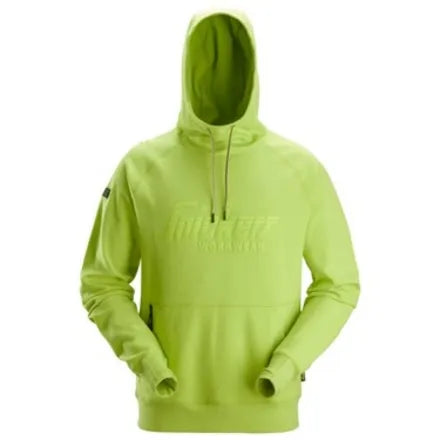 Snickers 2894 Logo Hoodie Lime