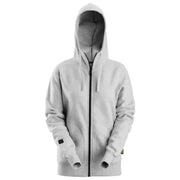 Snickers 2897 Women's Full Zip Hoodie Grey Melange 2XL