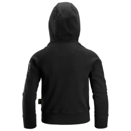 Snickers 7512 Junior Logo Full-Zip Hoodie Black