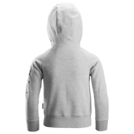 Snickers 7512 Junior Logo Full-Zip Hoodie Grey Melange