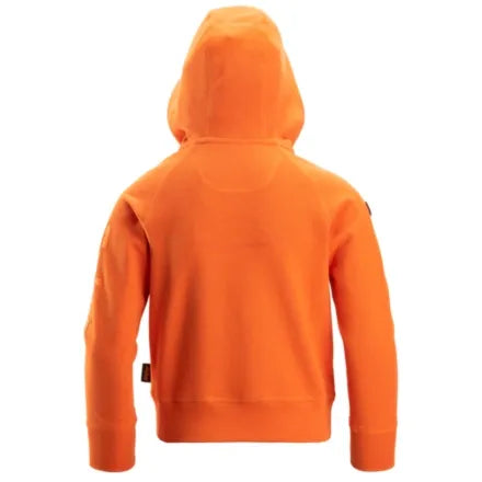 Snickers 7512 Junior Logo Full-Zip Hoodie Warm Orange