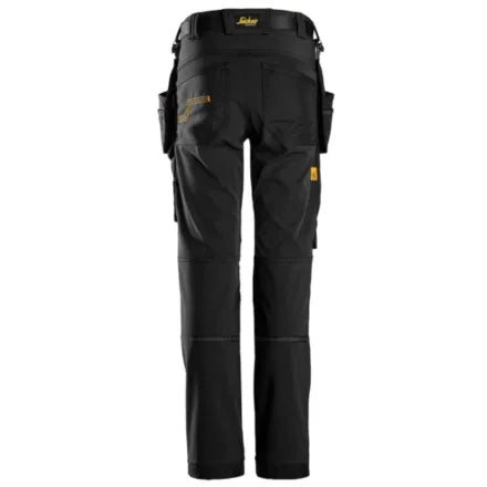 Snickers 7575 AllroundWork Junior 4-way Stretch Trousers Black